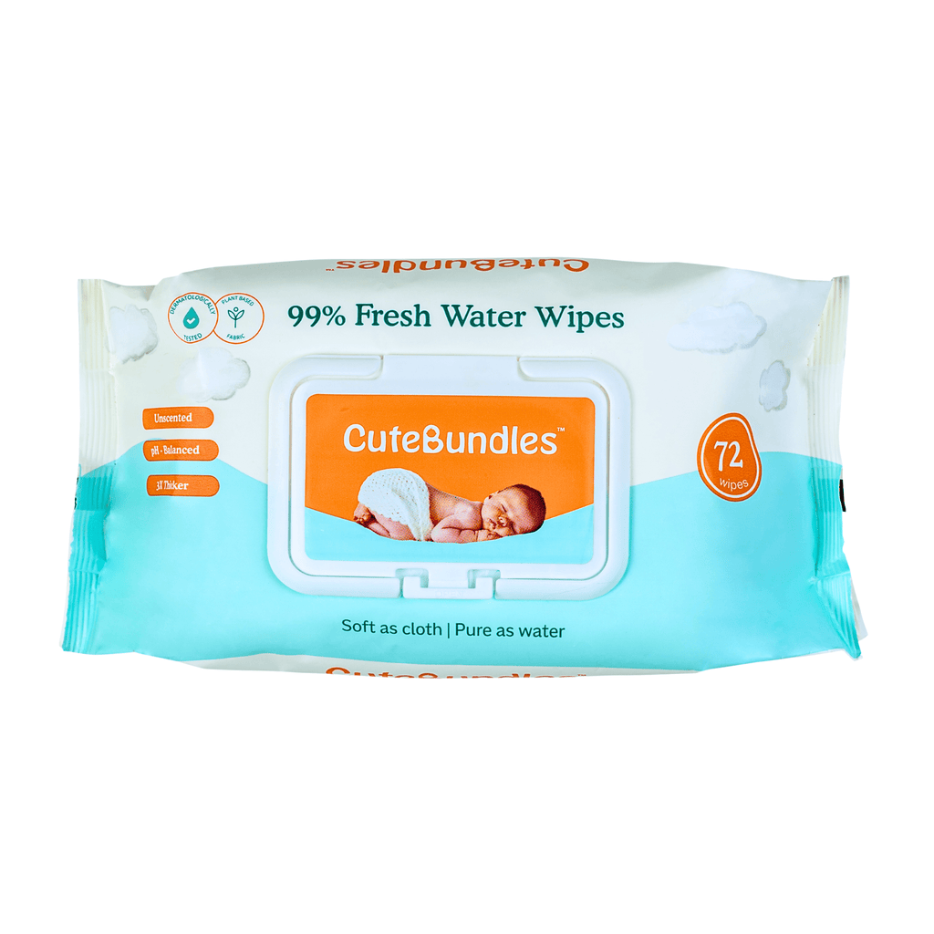 99% Fresh Water Baby Wipes - CuteBundles