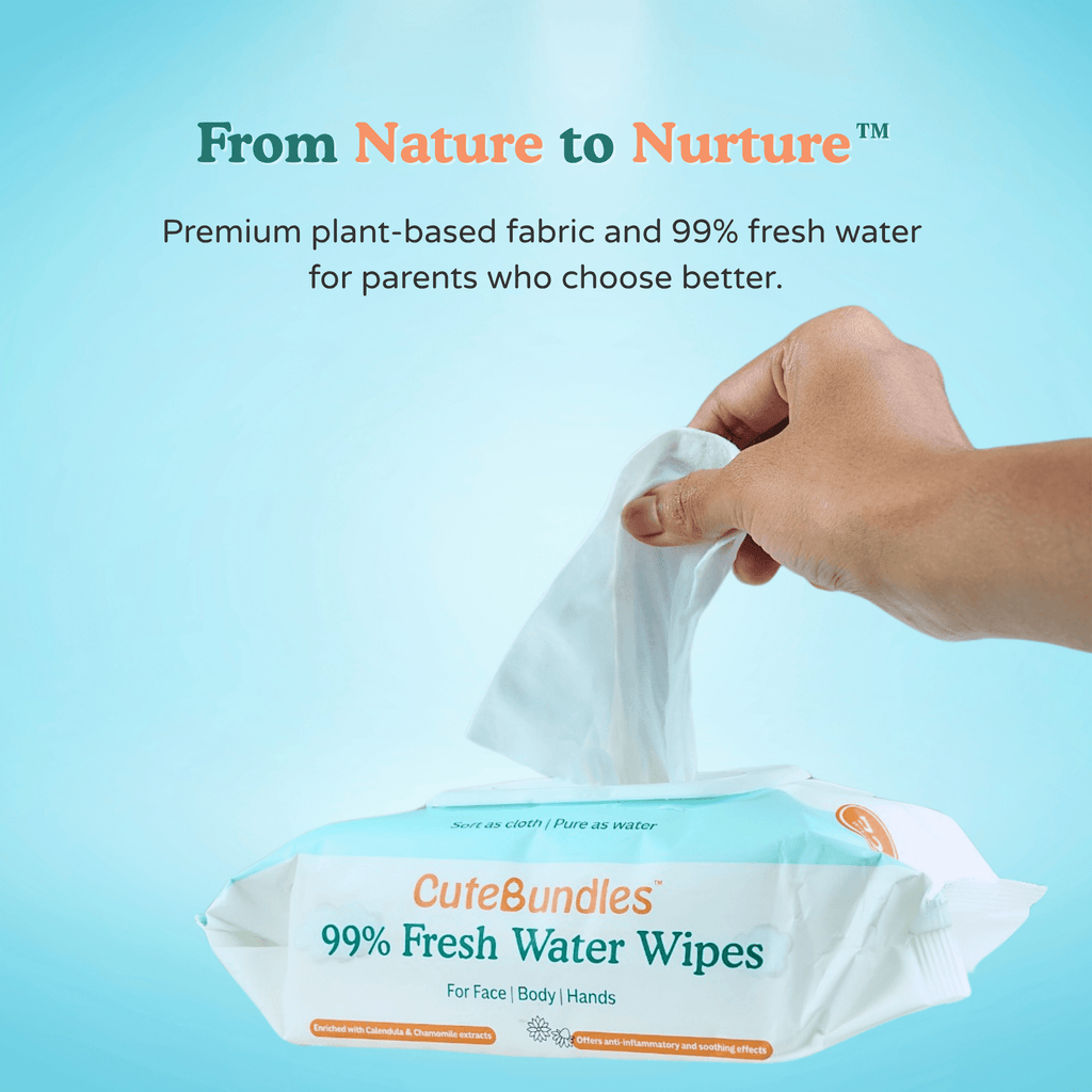 99% Fresh Water Baby Wipes - CuteBundles